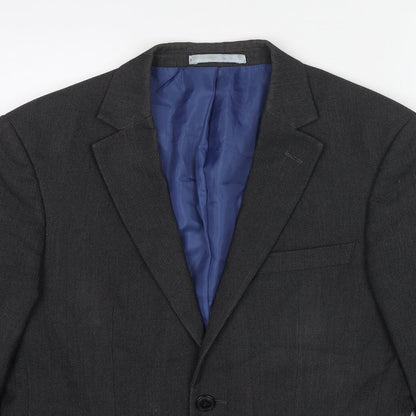 Mens UK Size 38 Marks and Spencer Regular Grey Suit Jacket