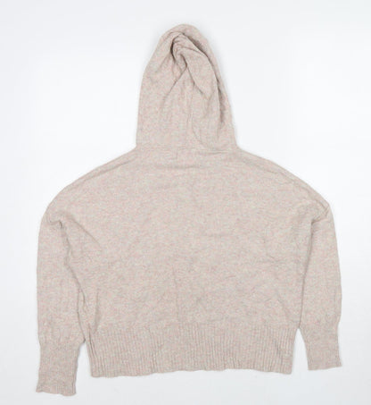 Womens UK Size XS Cape Daisy Beige Pullover Jumper