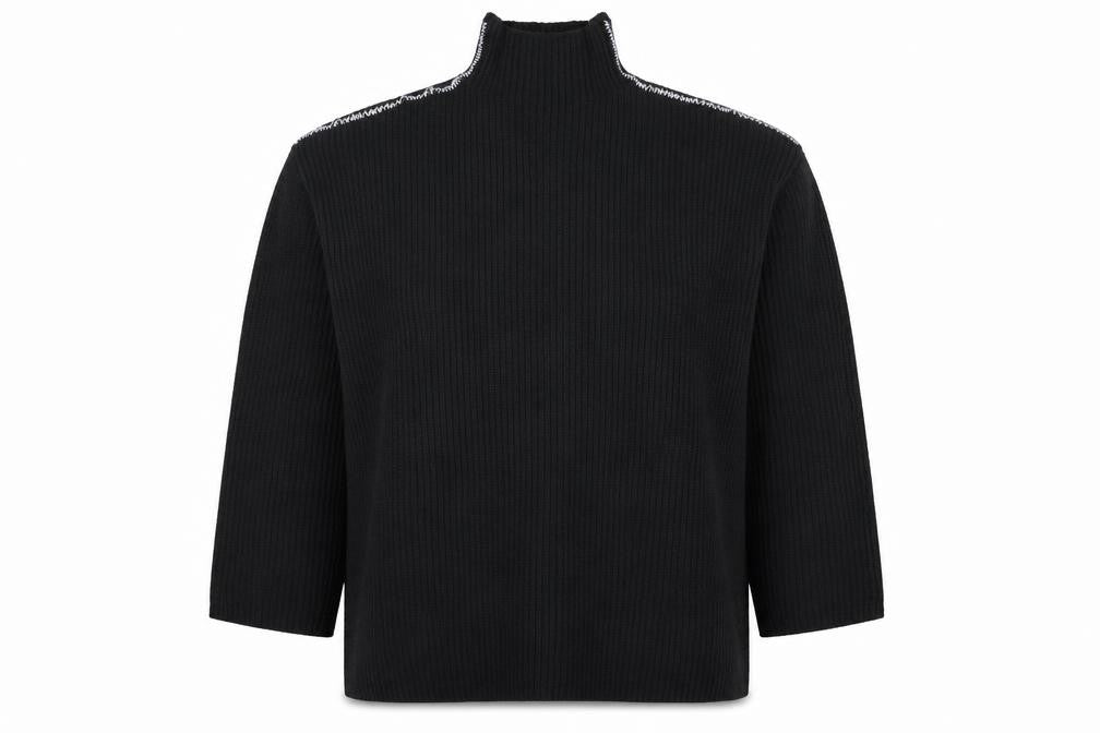 Womens UK Size L Marks and Spencer Black Pullover Jumper