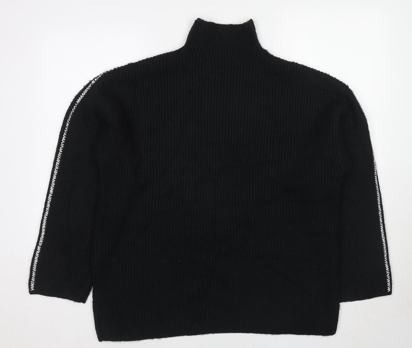 Womens UK Size L Marks and Spencer Black Pullover Jumper