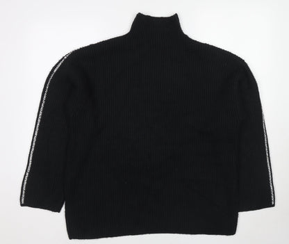 Womens UK Size L Marks and Spencer Black Pullover Jumper