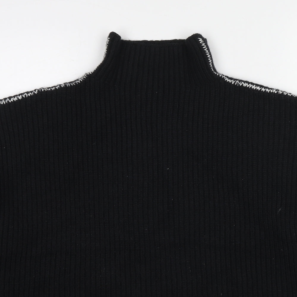 Womens UK Size L Marks and Spencer Black Pullover Jumper