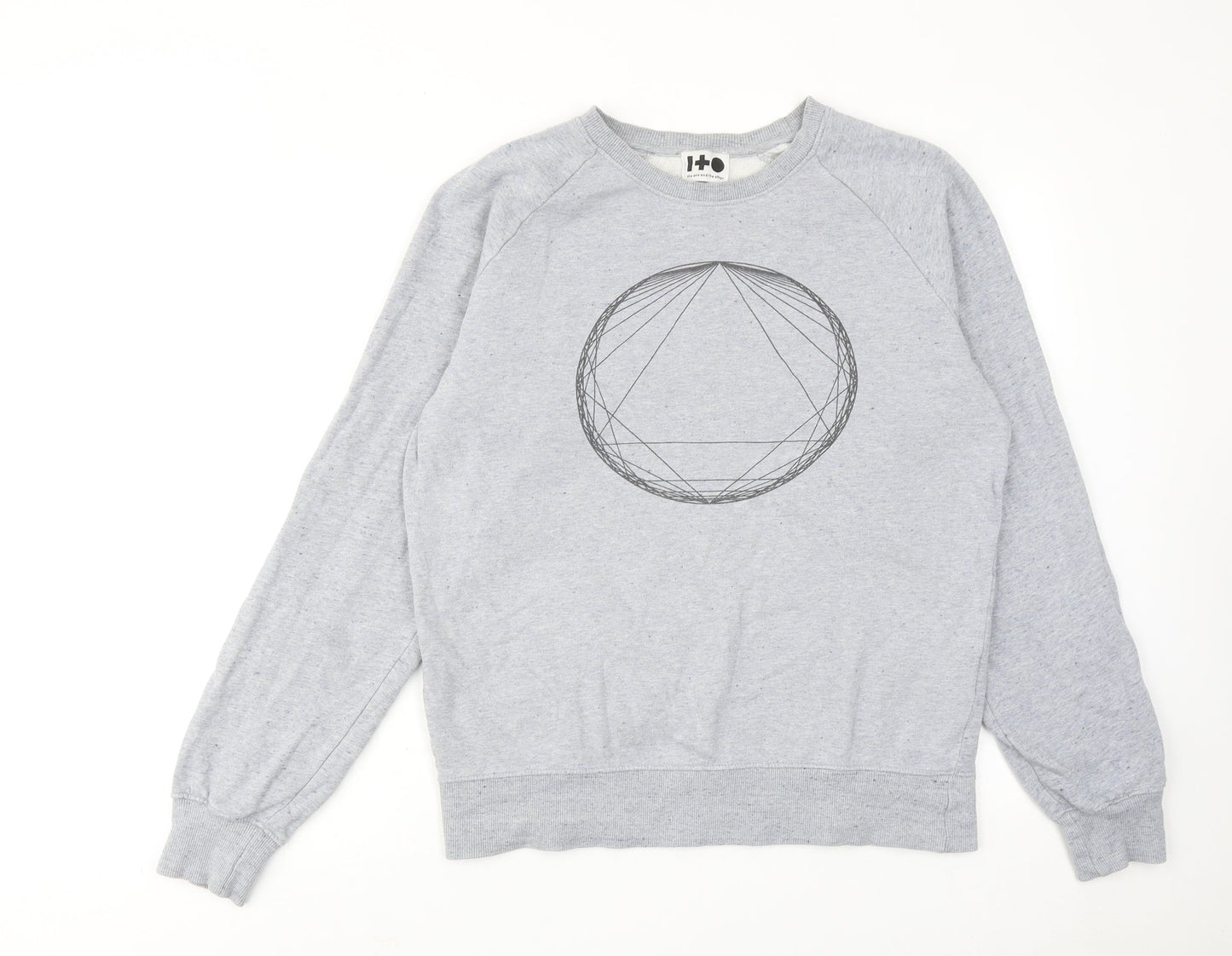 The one and the other Womens Blue Cotton Pullover Sweatshirt Size M Pullover