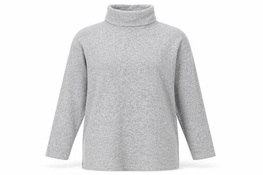Womens UK Size M New Look Grey Basic Blouse