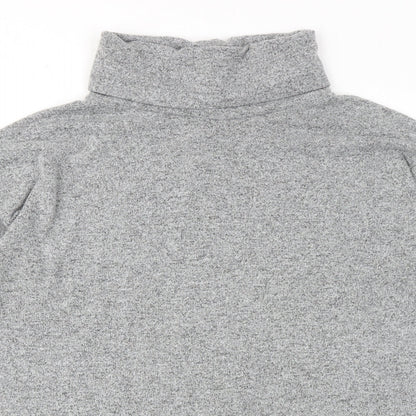 Womens UK Size M New Look Grey Basic Blouse