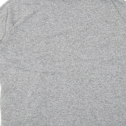 Womens UK Size M New Look Grey Basic Blouse