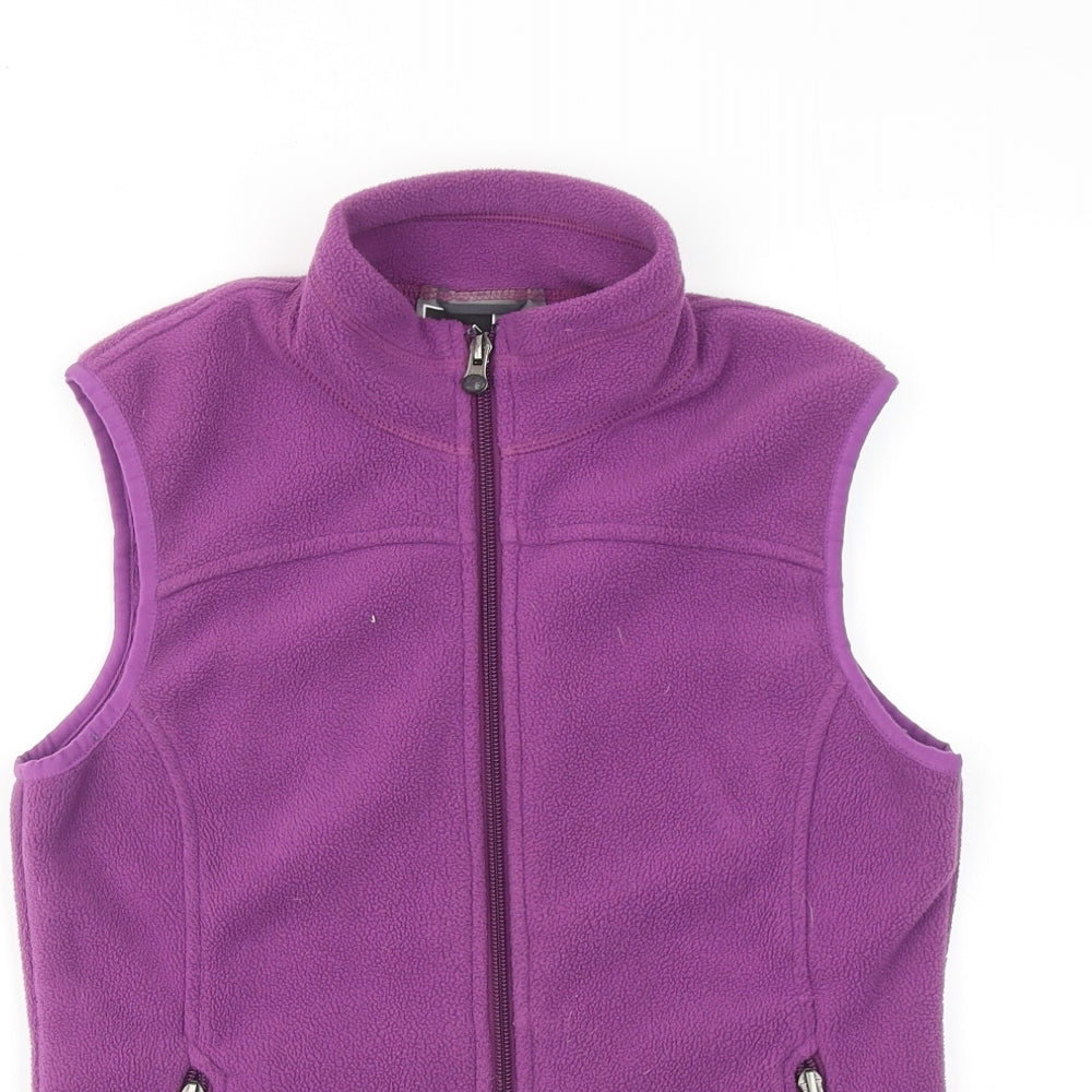 REI Womens Purple Gilet Jacket Size XS Zip