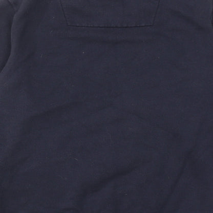 Ridge & Co Mens Blue Cotton Pullover Sweatshirt Size M