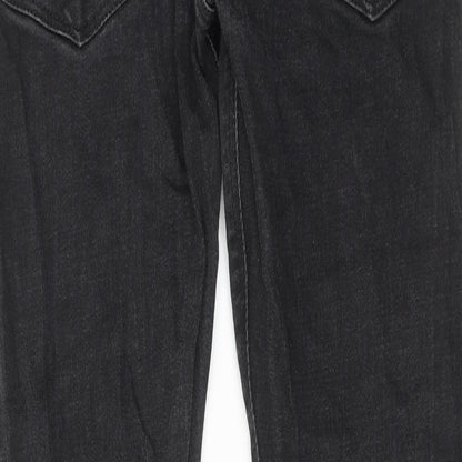 Mens UK Size 30 in Scotch & Soda Regular Fit Skinny Black Jeans