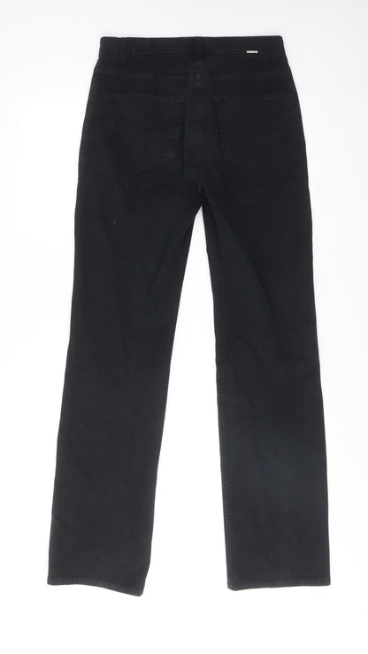 Betty Barclay Womens Black Cotton Straight Jeans Size 28 in Regular Zip