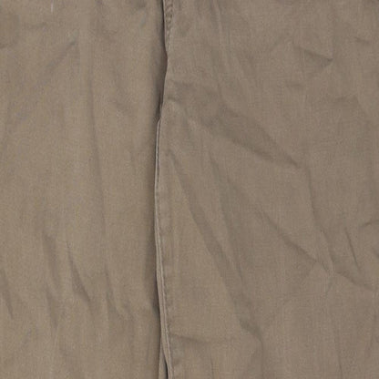 Bandolino Womens Green Cotton Straight Jeans Size 14 Regular Zip