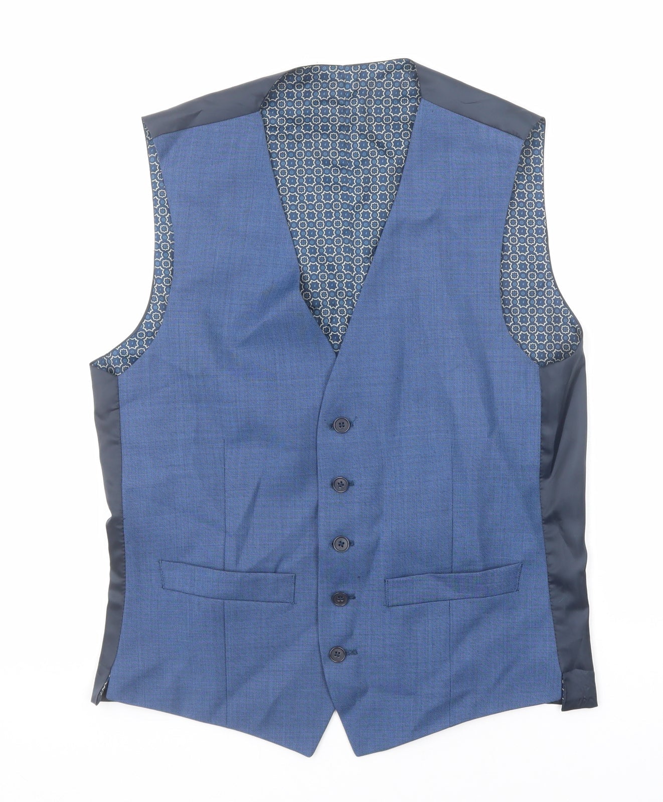 Mens UK Size 36 Racing Green Regular Blue Suit Jacket