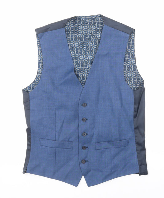 Mens UK Size 36 Racing Green Regular Blue Suit Jacket
