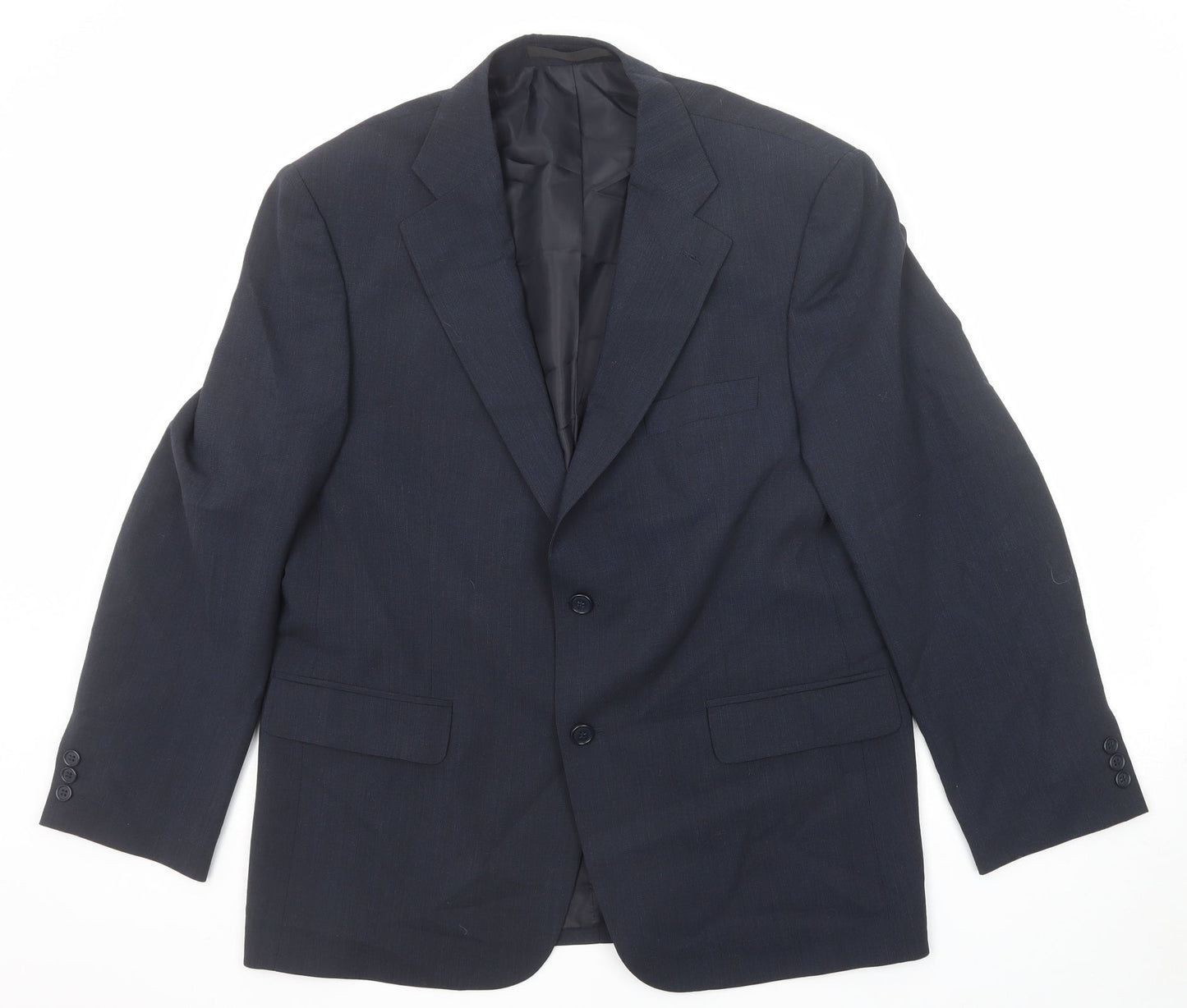 Mens UK Size 42 Marks and Spencer Regular Blue Suit Jacket