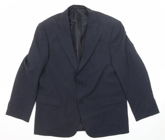 Mens UK Size 42 Marks and Spencer Regular Blue Suit Jacket