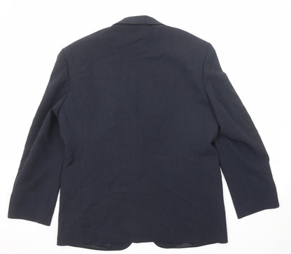 Mens UK Size 42 Marks and Spencer Regular Blue Suit Jacket