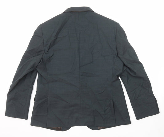 Autograph Mens Grey Wool Jacket Suit Jacket Size 44 Regular