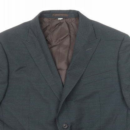 Autograph Mens Grey Wool Jacket Suit Jacket Size 44 Regular