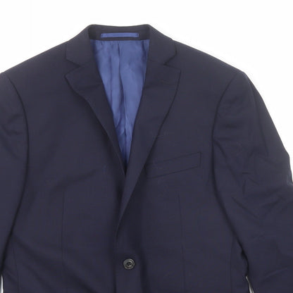 Mens UK Size 38 Marks and Spencer Regular Blue Suit Jacket