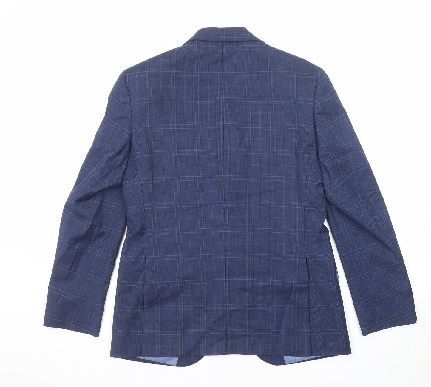 Mens UK Size 38 Marks and Spencer Regular Blue Suit Jacket