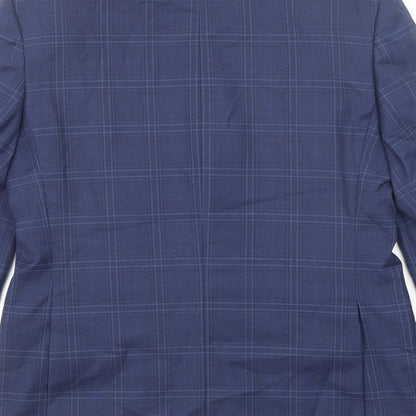 Mens UK Size 38 Marks and Spencer Regular Blue Suit Jacket