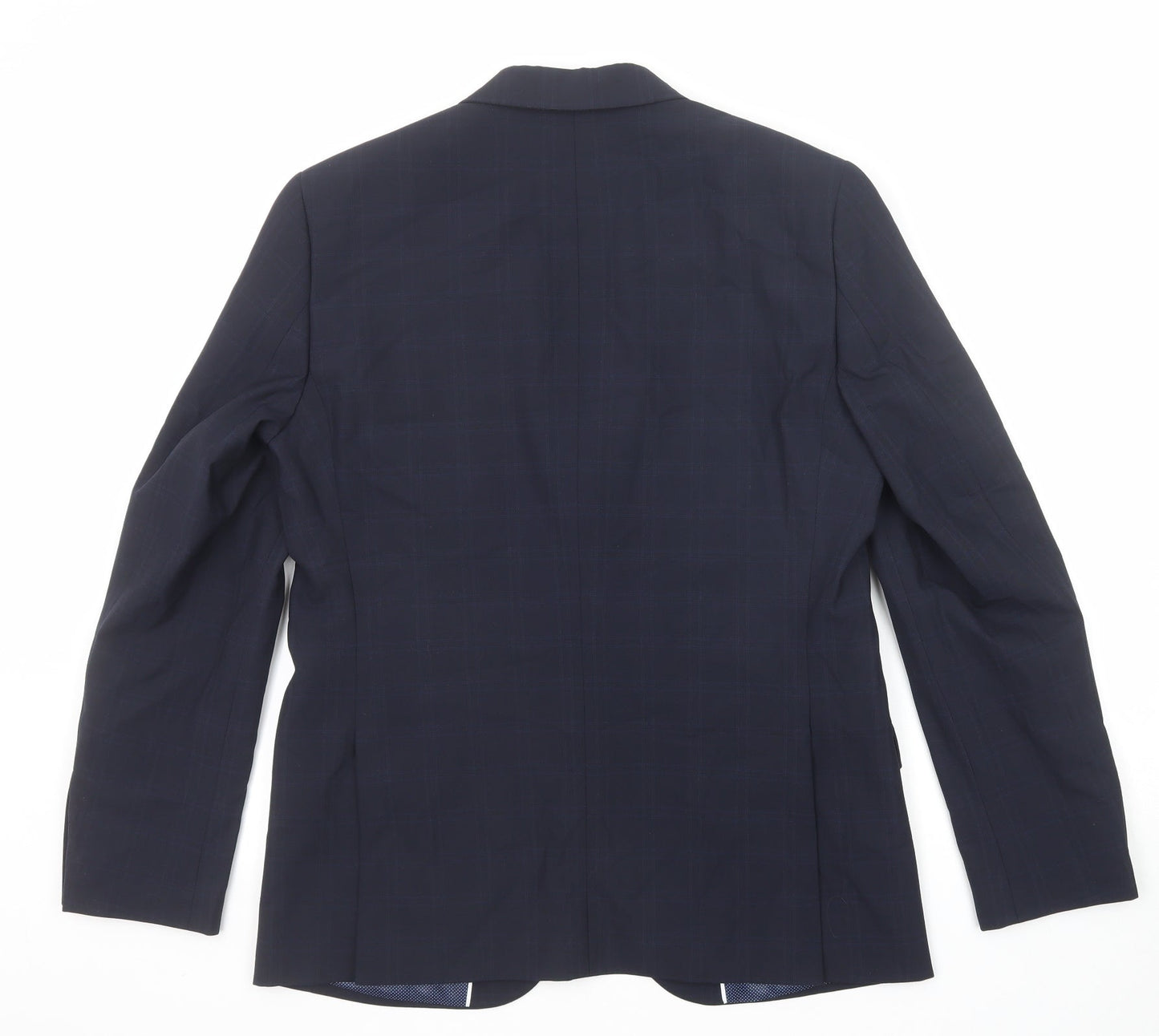 Mens UK Size 40 Marks and Spencer Regular Blue Suit Jacket