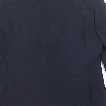 Mens UK Size 40 Marks and Spencer Regular Blue Suit Jacket