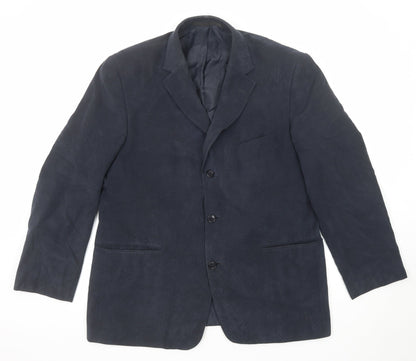 Mens UK Size 42 Marks and Spencer Regular Blue Suit Jacket