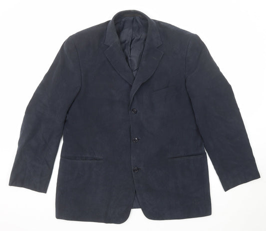 Mens UK Size 42 Marks and Spencer Regular Blue Suit Jacket