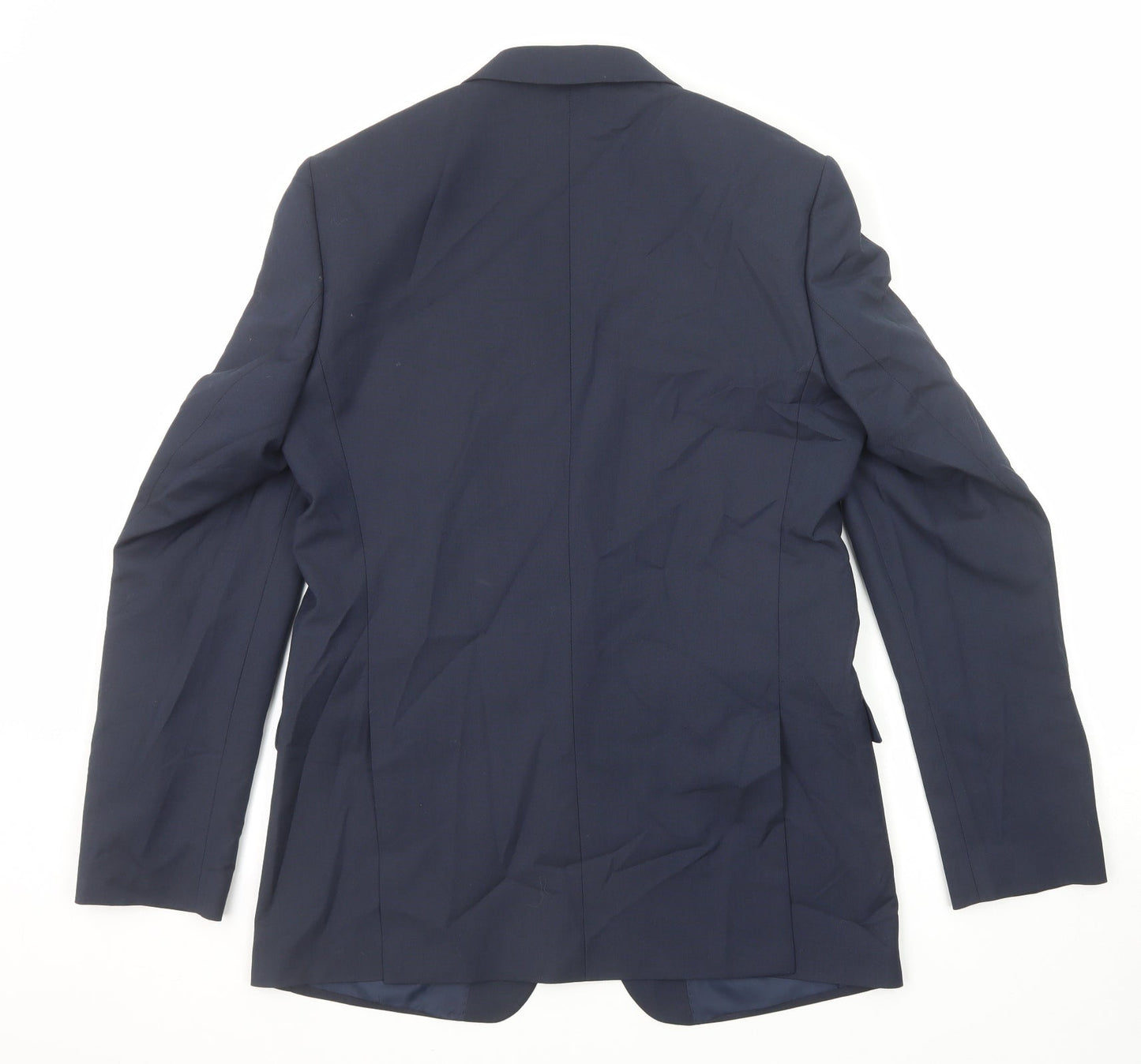 Mens UK Size 40 Marks and Spencer Regular Blue Suit Jacket