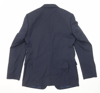 Mens UK Size 40 Marks and Spencer Regular Blue Suit Jacket