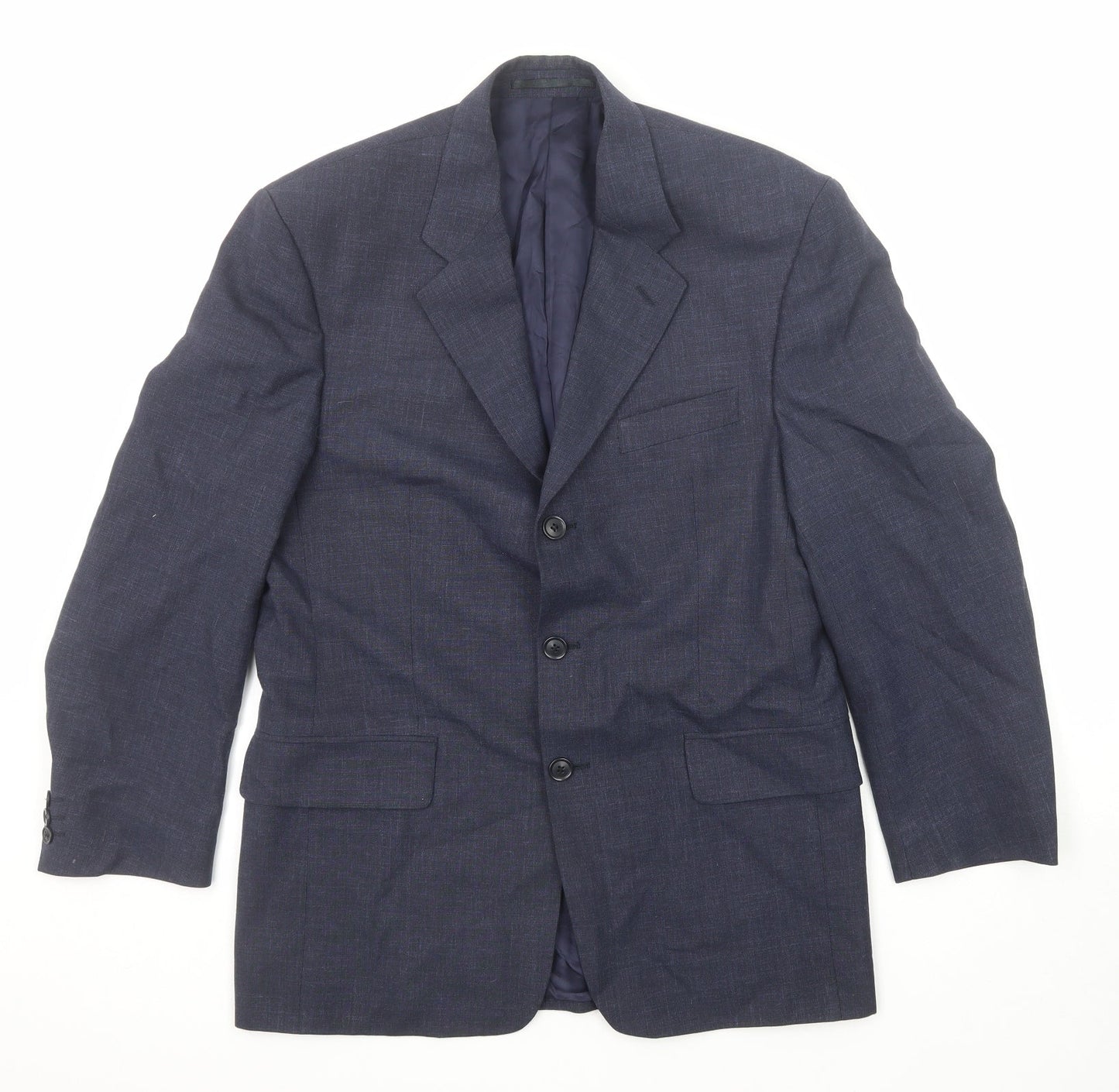 Mens UK Size 38 Harewood Regular Blue Suit Jacket