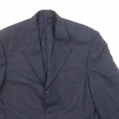 Mens UK Size 38 Harewood Regular Blue Suit Jacket