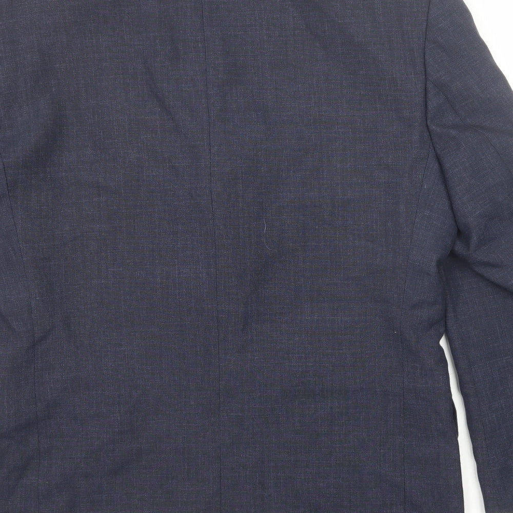 Mens UK Size 38 Harewood Regular Blue Suit Jacket