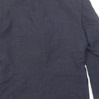 Mens UK Size 38 Harewood Regular Blue Suit Jacket