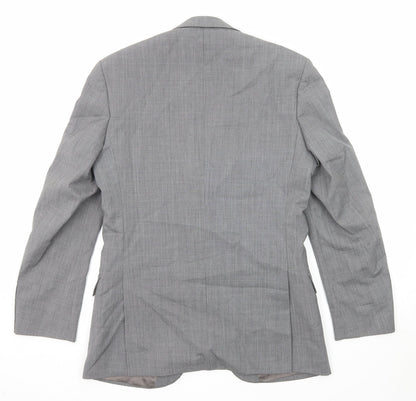 Mens UK Size 36 Burton Regular Grey Suit Jacket