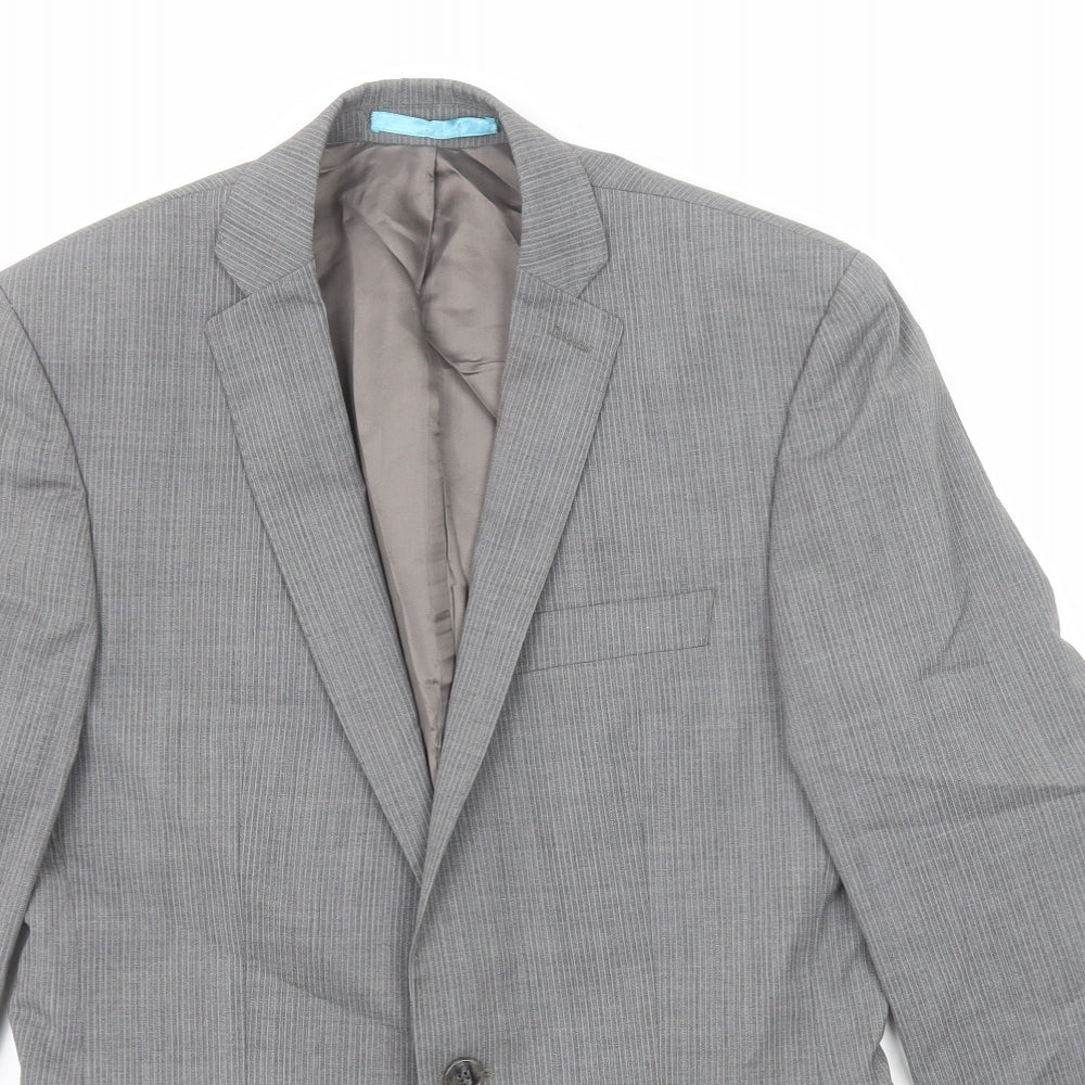 Mens UK Size 36 Burton Regular Grey Suit Jacket
