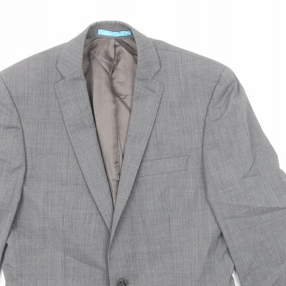 Mens UK Size 36 Burton Regular Grey Suit Jacket
