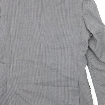 Mens UK Size 36 Burton Regular Grey Suit Jacket