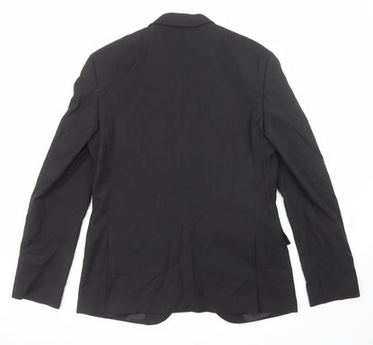 Mens UK Size 40 Marks and Spencer Regular Black Suit Jacket