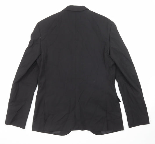 Mens UK Size 40 Marks and Spencer Regular Black Suit Jacket