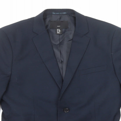 Mens UK Size 48 H&M Regular Blue Suit Jacket