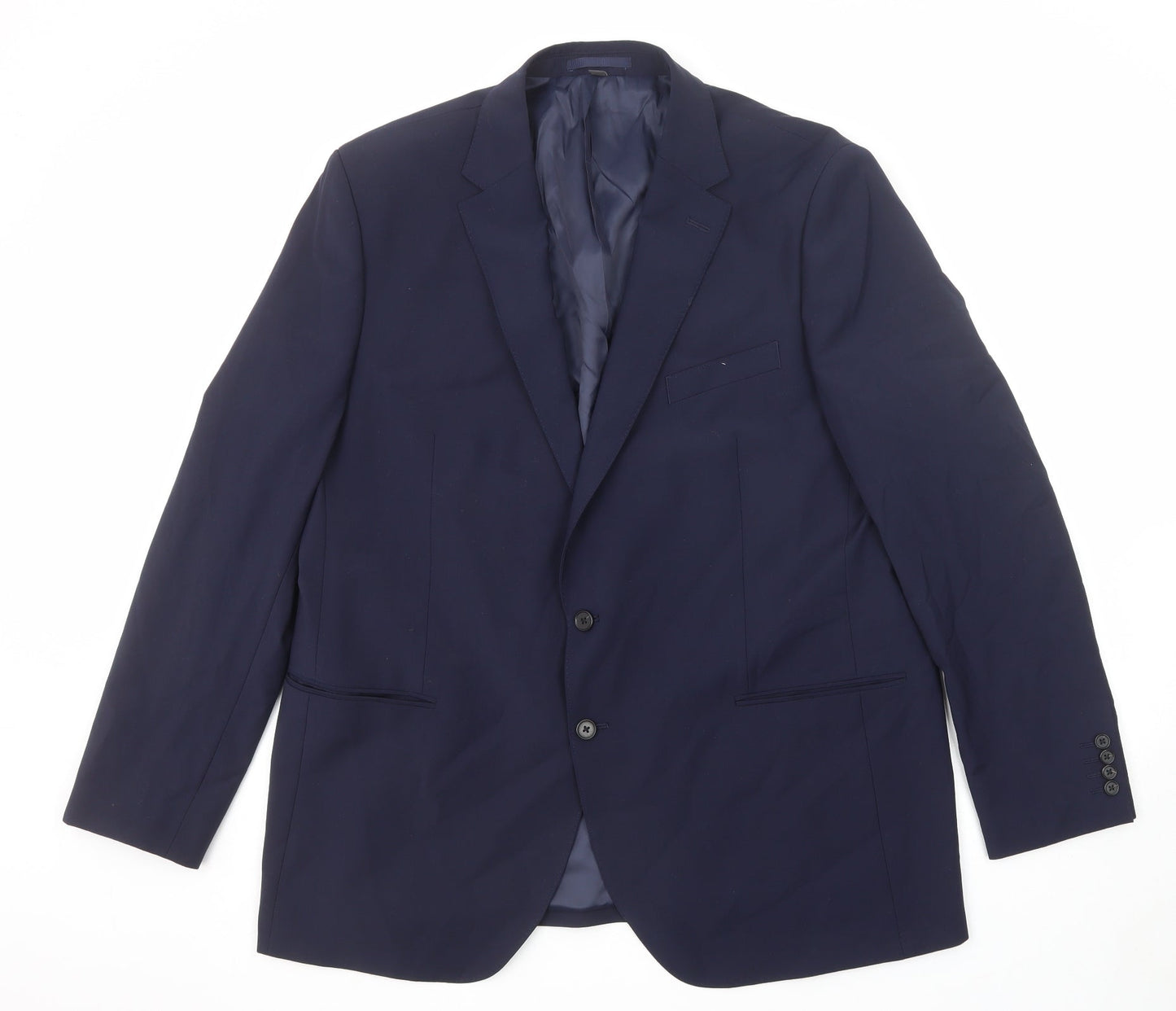 Mens UK Size 48 Marks and Spencer Regular Blue Suit Jacket
