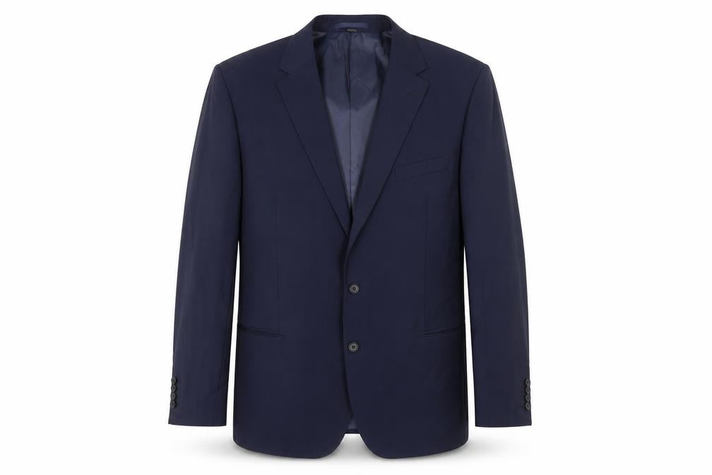 Mens UK Size 48 Marks and Spencer Regular Blue Suit Jacket