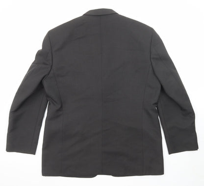 Mens UK Size 42 Savatini Regular Black Suit Jacket