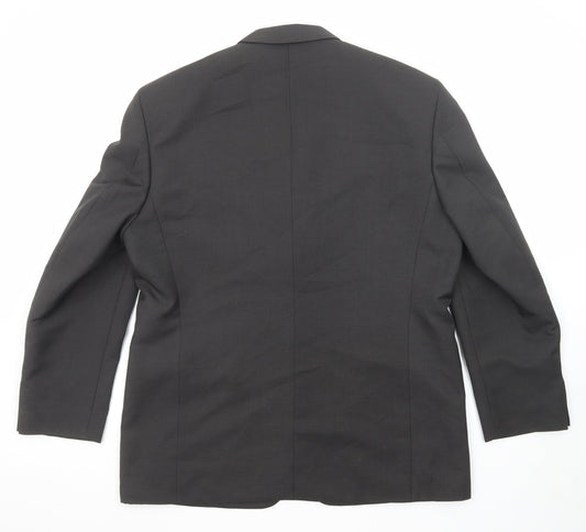 Mens UK Size 42 Savatini Regular Black Suit Jacket