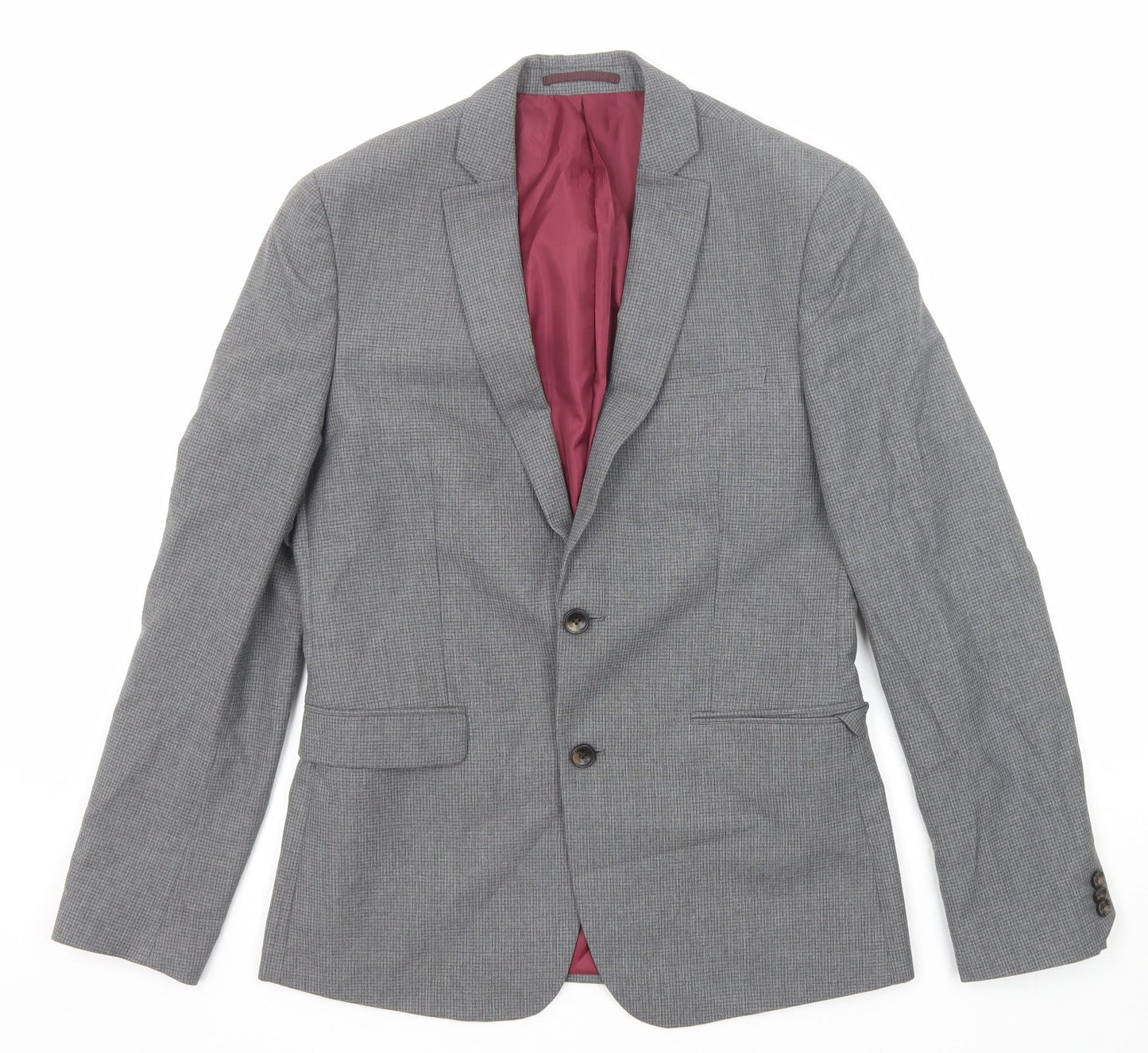 Mens UK Size 38 Marks and Spencer Regular Grey Suit Jacket