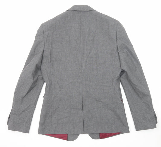 Mens UK Size 38 Marks and Spencer Regular Grey Suit Jacket