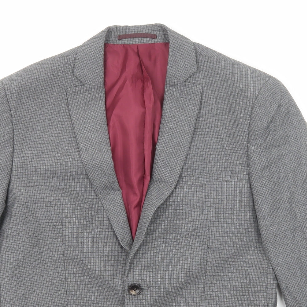 Mens UK Size 38 Marks and Spencer Regular Grey Suit Jacket