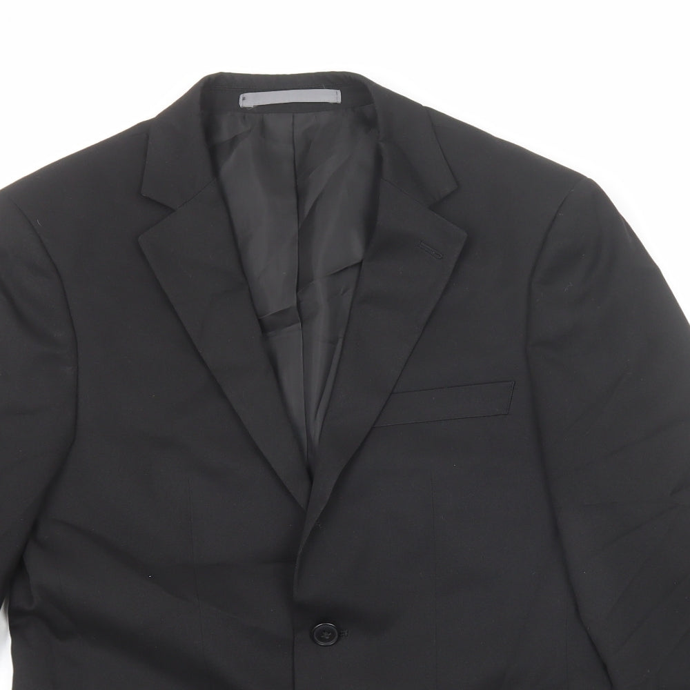Mens UK Size 36 Marks and Spencer Regular Black Suit Jacket